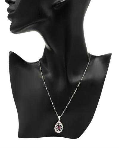 Diamantový náhrdelník s rubínom 1743