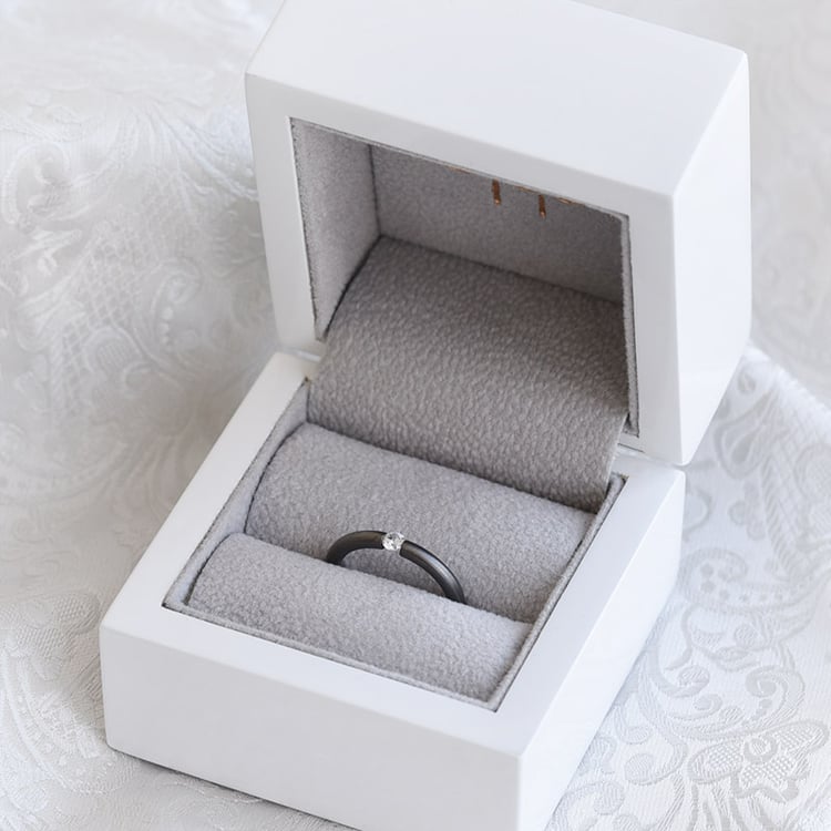 Prsteň s čiernym rhodiom 92523