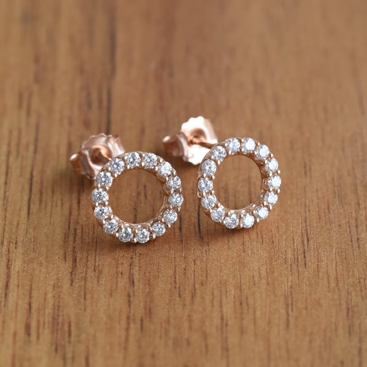 Karma náušnice s lab-grown diamantmi Leonna 141304