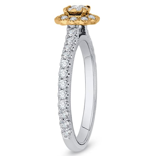 Halo zásnubný prsteň s lab-grown diamantmi Alonna