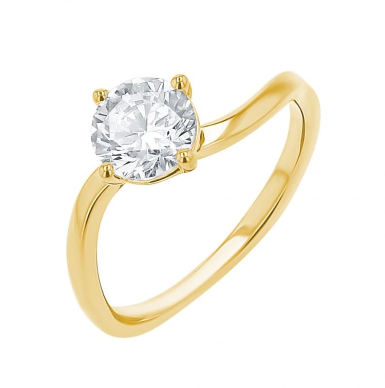 Atypický zásnubný prsteň 155474