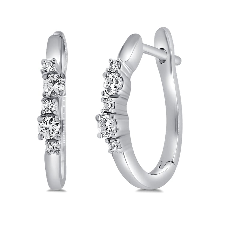 Diamantové kruhové náušnice Aruna 67261