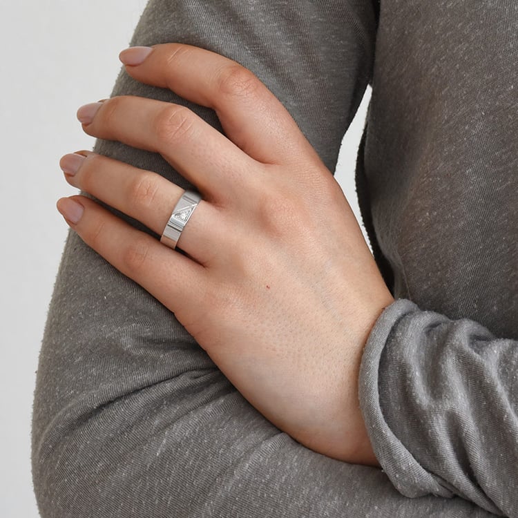 Trendy svadobné obrúčky zo zlata s diamantmi Odeta 114350