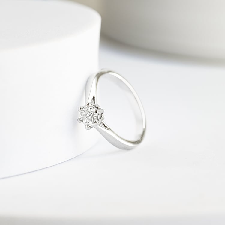 Zásnubný prsteň s lab-grown diamantom Sati 145572