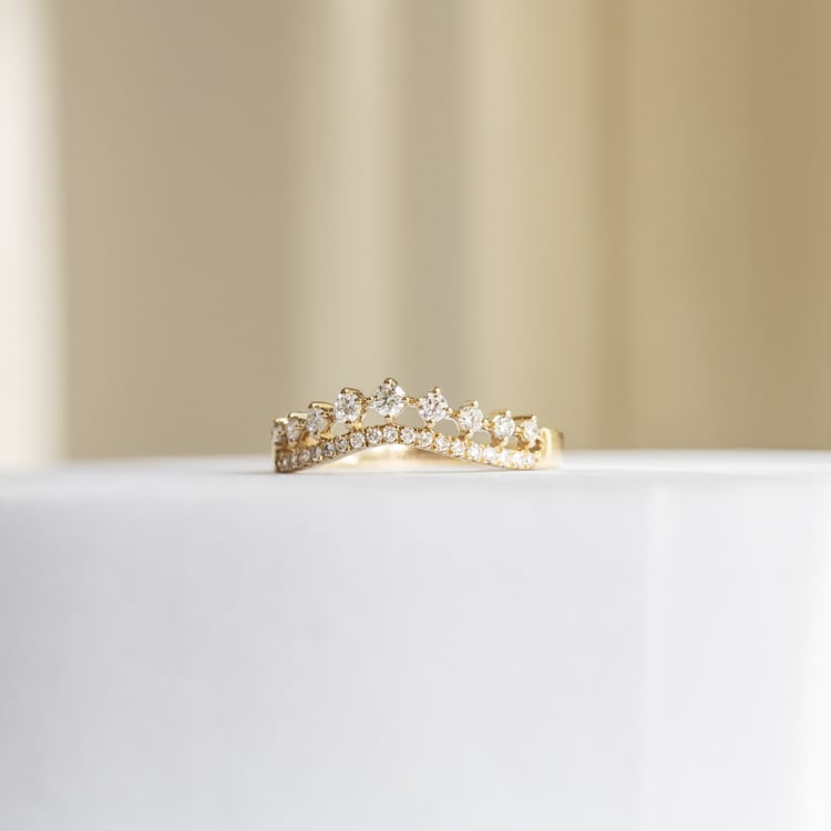 Diamantová dvojitá obručka Colin 144828