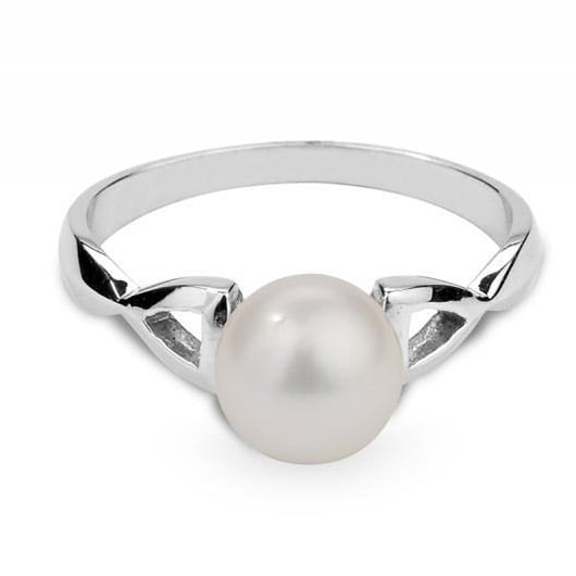 Zlatý prsteň s perlou 24699