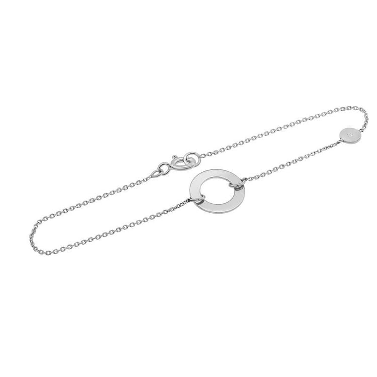 Zlatý náramok s diamantom 30554