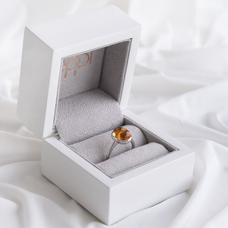 Prsteň s citrínom 92283