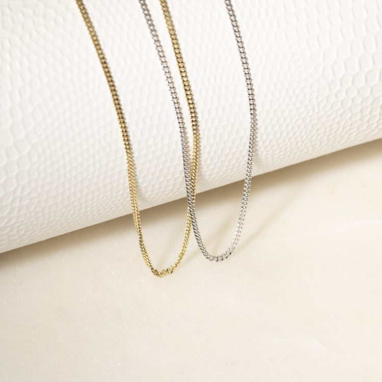 Panzer retiazka 45 cm z 14k zlata 135362