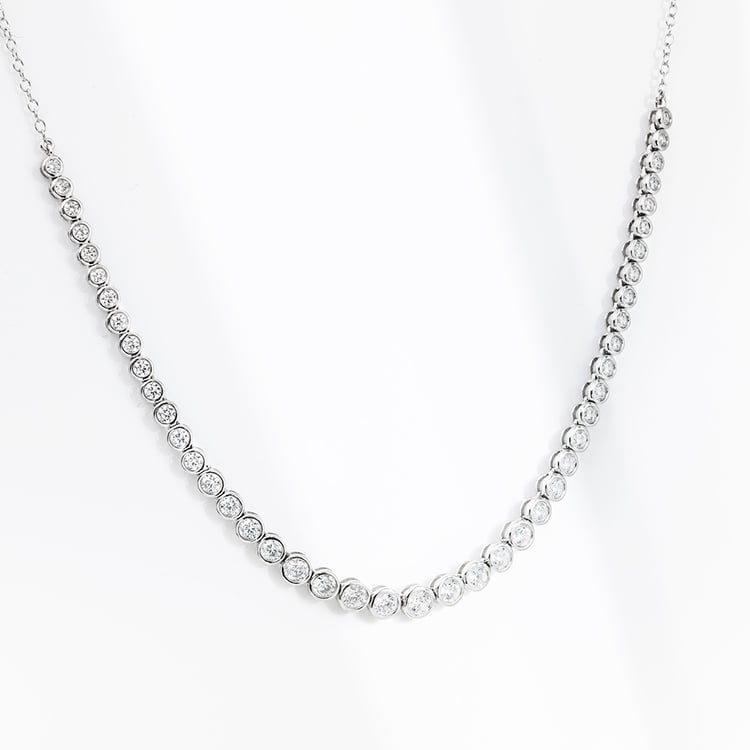 Luxusný zlatý náhrdelník s lab-grown diamantmi Sofi 161811