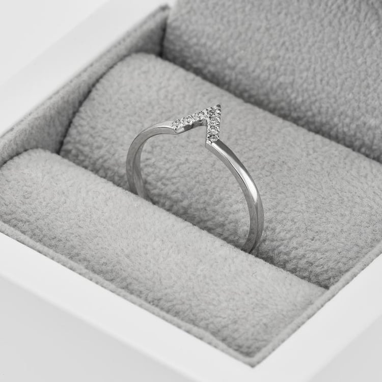 Prsteň s diamantmi 41153