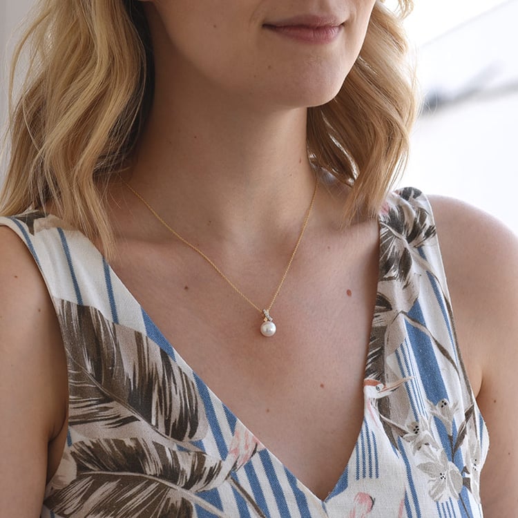 Perlová kolekcia šperkov so zirkónmi 66848