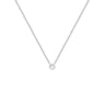 Strieborný minimalistický náhrdelník s mesačným kameňom Vieny