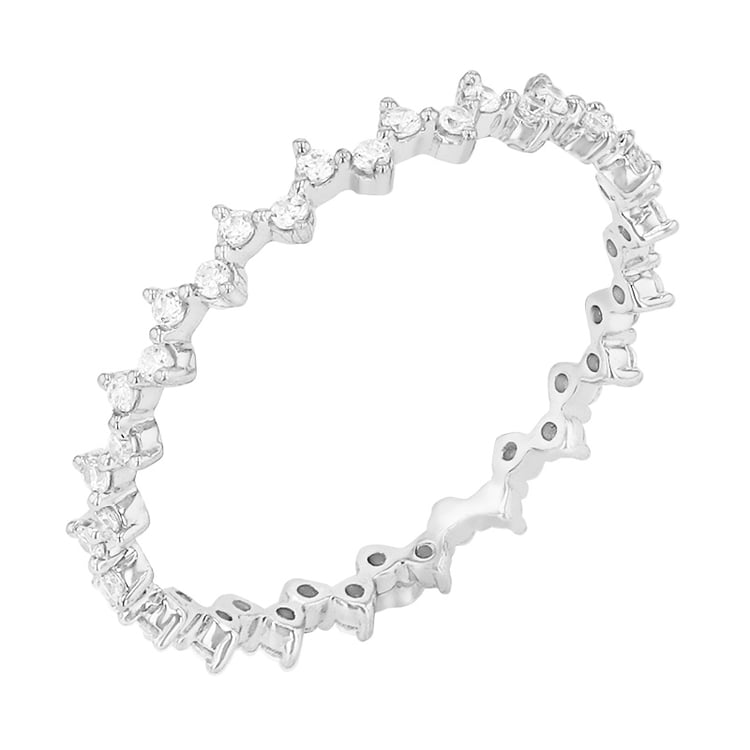 Diamantový eternity prsteň