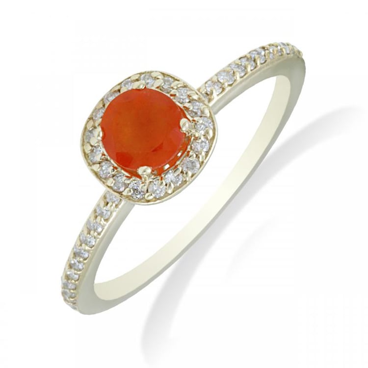 Zásnubný prsteň so zafírom