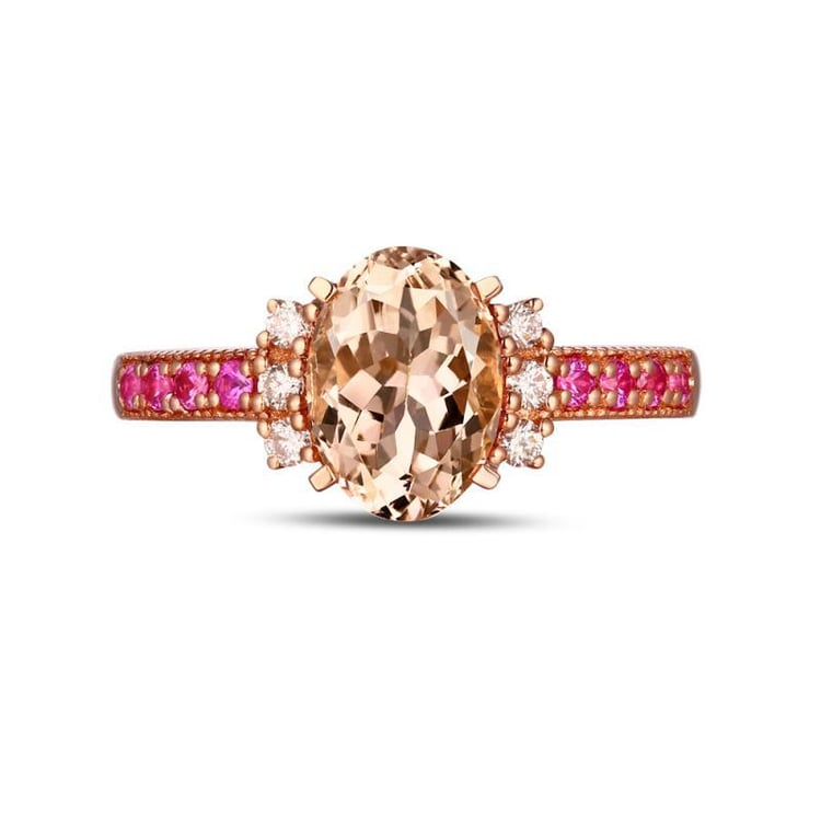 Prsteň z ružového zlata Hanih 9940