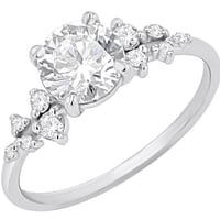 Zásnubný prsteň s výberom písmen a lab-grown diamantmi Olha