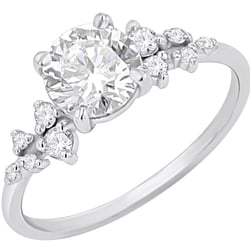 Zásnubný prsteň s výberom písmen a lab-grown diamantmi Olha