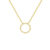 Zlatý karma prívesok s diamantmi Amity