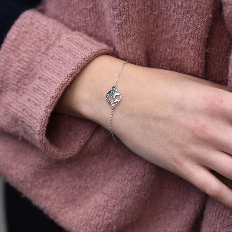 Náramok s mapou sveta Map 62843