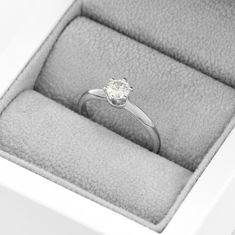 Moissanitový prsteň 21943