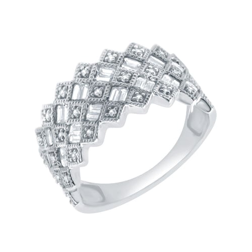 Moderný zlatý prsteň s lab-grown diamantmi Erlend