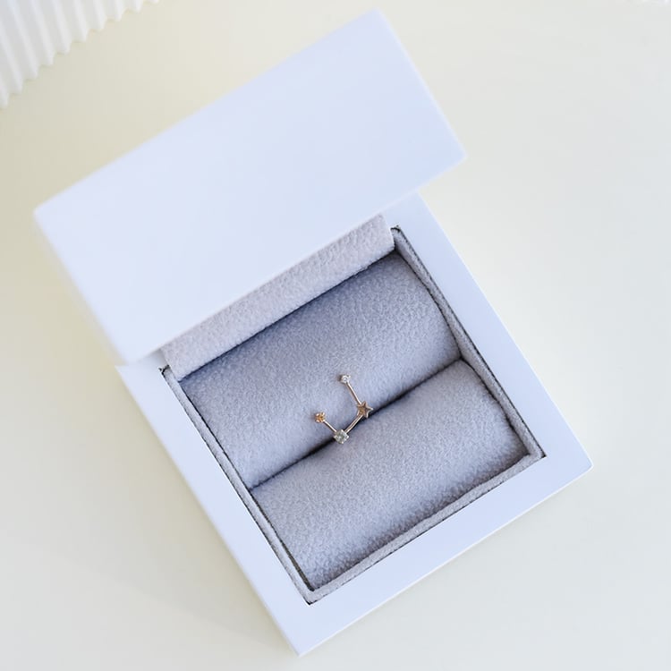 Náušnica so znamením zverokruhu Virgo 95274