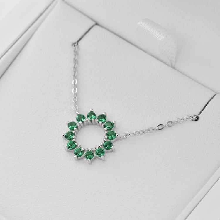 Prívesok so smaragdmi 26609