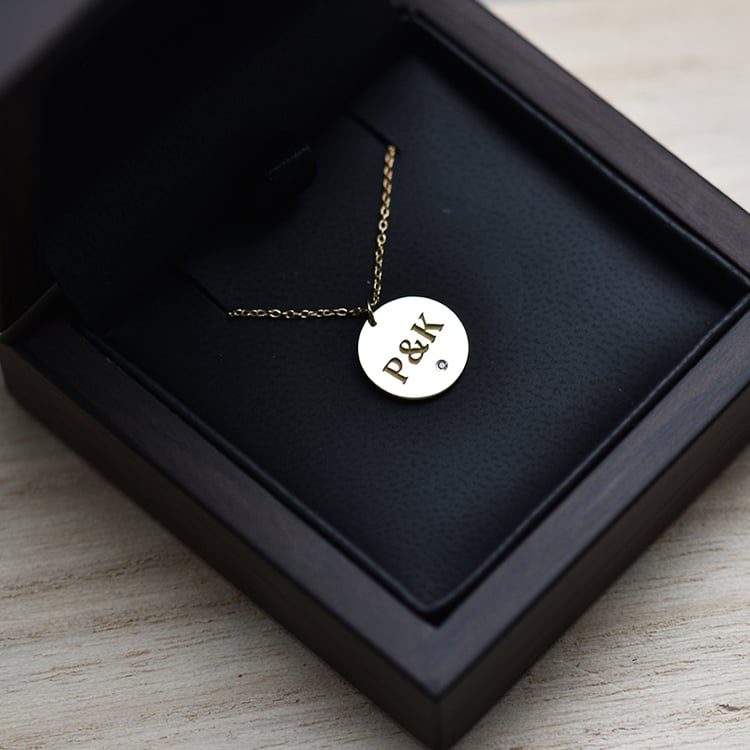 Náhrdelník s iniciály Valenta 41889