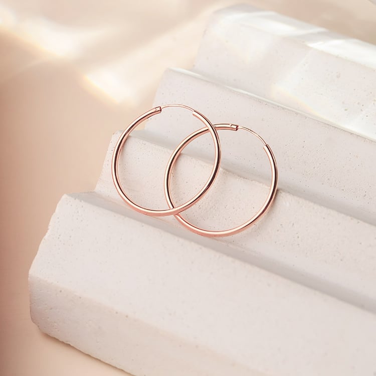 Zlaté kruhové náušnice Aliesha 153171