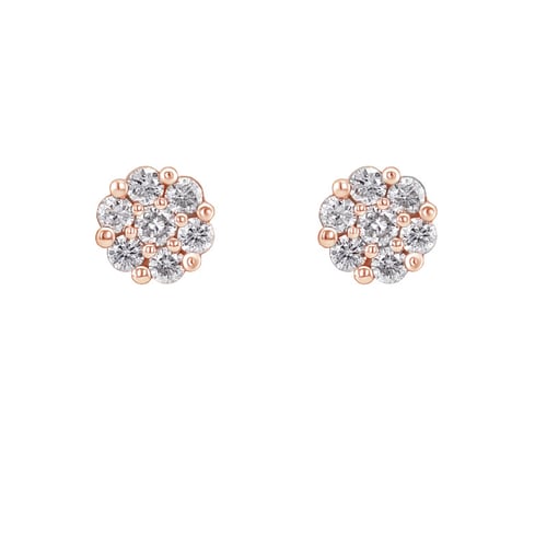 Elegantné náušnice s lab-grown diamantmi Restia