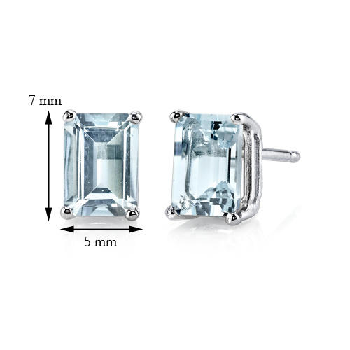 Akvamarínová kolekcia šperkov 12159