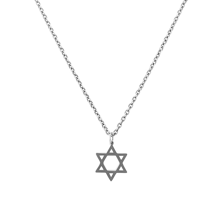 Strieborný prívesok Davidova hviezda 131111