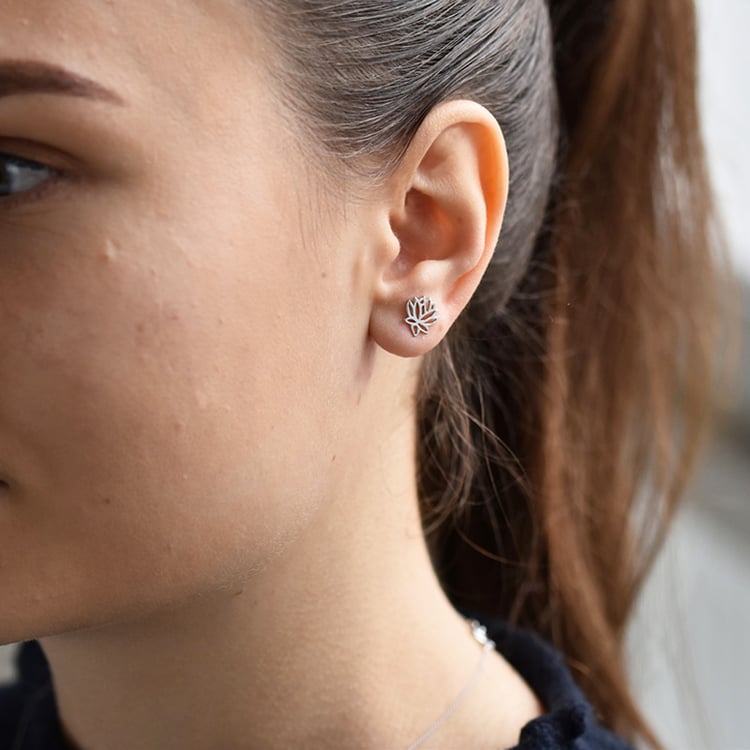 Dámské strieborné náušnice 41824