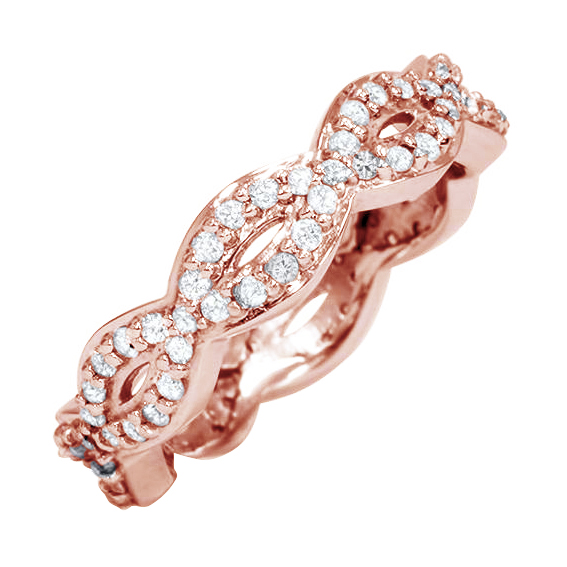 Zlatá diamantová obrúčka 80658