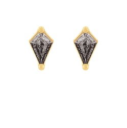 Náušnice s kite salt and pepper diamantmi Joann