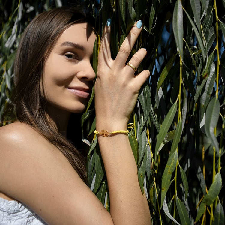 Povrázkový náramok so stromom života Cohen 108748