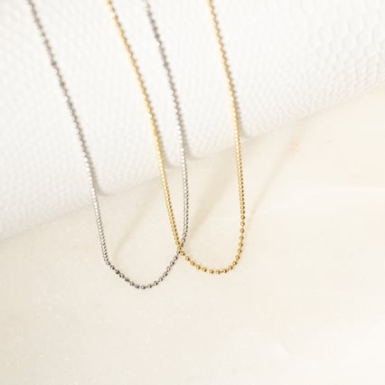 Guličková retiazka 45 cm z 14k zlata