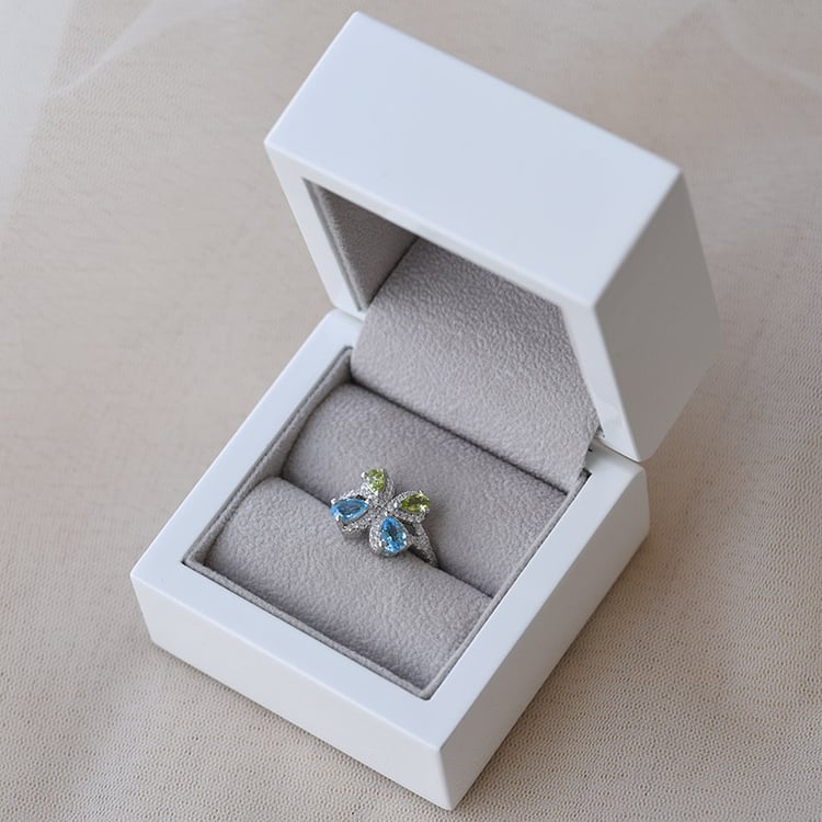 Prsteň s drahokamami 65391