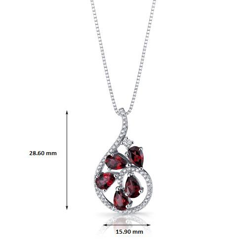 Granátový náhrdelník Earlyne 8098