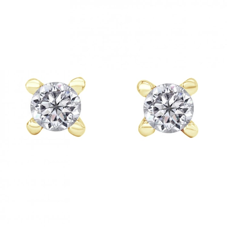 Napichovacie náušnice s 0.20ct diamantmi Jada 119887