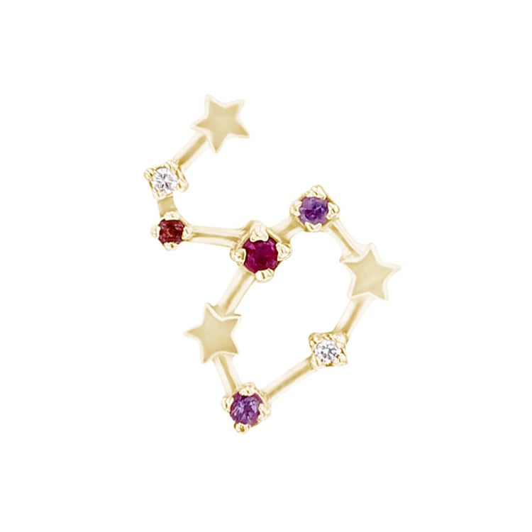 Náušnica so znamením zverokruhu Leo 95664