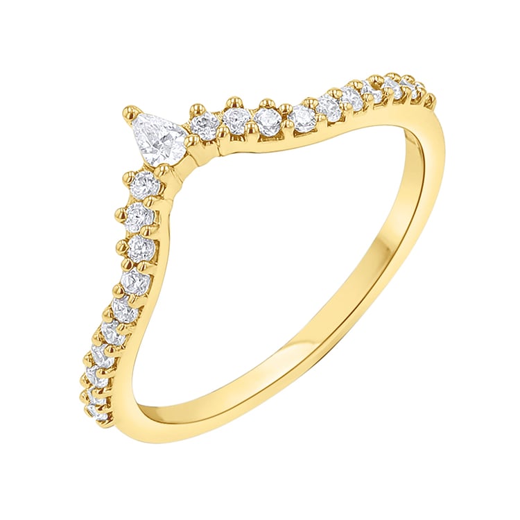 Vykrojený eternity prsteň s lab-grown diamantmi Ferb 141952