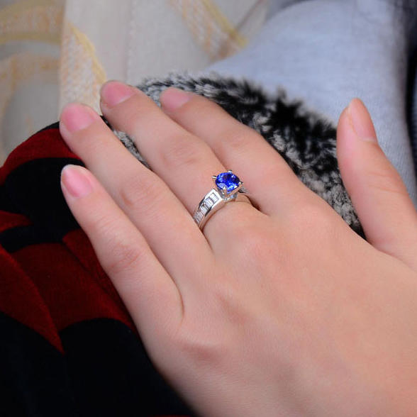 Tanzanitový prsteň 3626