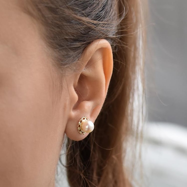 Perlové náušnice 2316