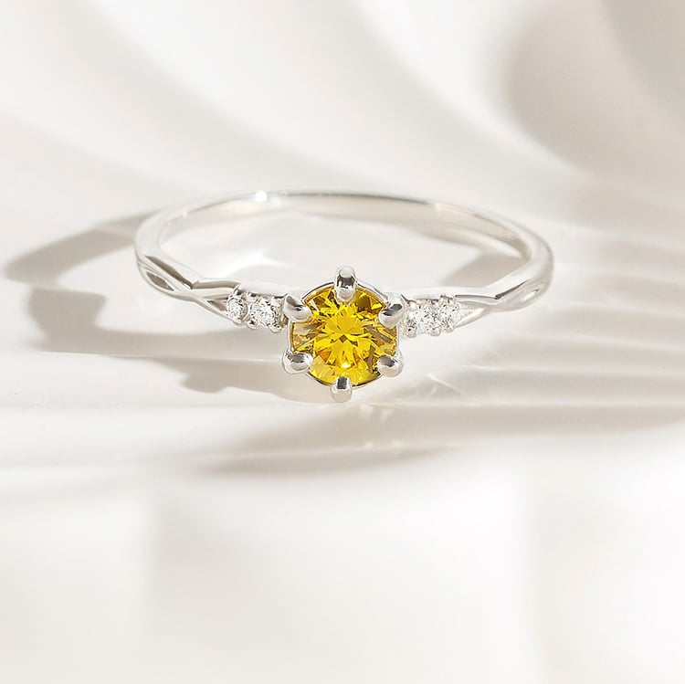 Zásnubný prsteň zo zlata s 0.36ct IGI certifikovaným lab-grown diamantom Mileva 158305