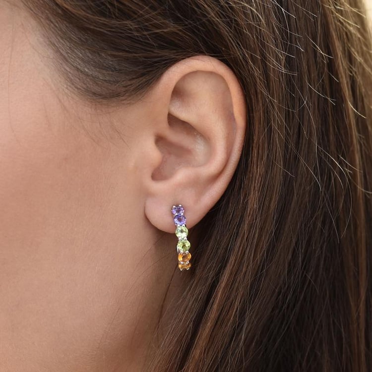 Náušnice zo striebra 35789