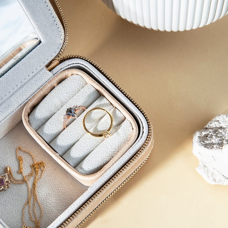 Cestovné puzdro na šperky béžové Venice 113165