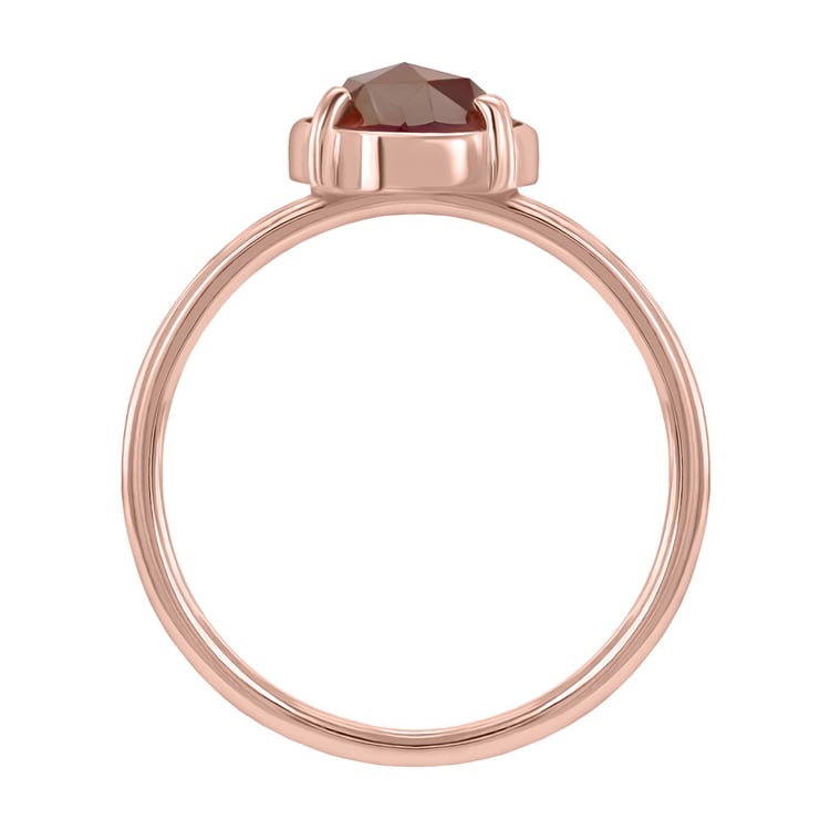 Zlatý prsteň s round hnedym diamantom 34318