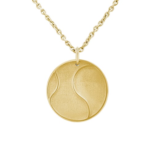 Prívesok lopta s gravírom vašej voľby Tennis